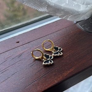 Handmade butterfly earrings